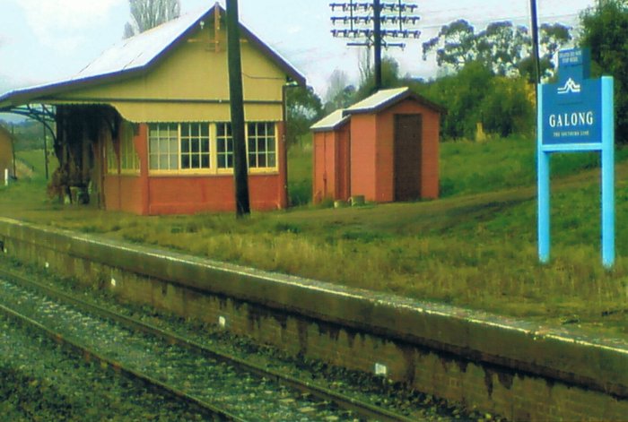 The main station building.