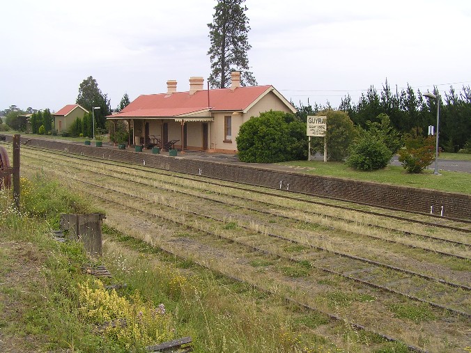 
The view looking across at the station, in a southerly direction.
