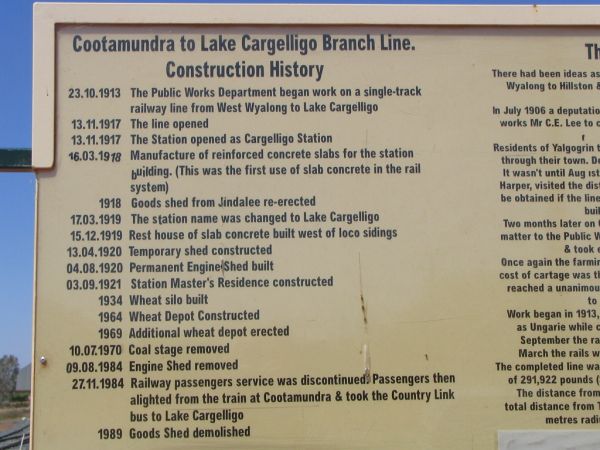 A history of the construction of the line.