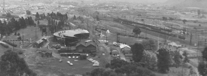 Lithgow loco and the eastern end of the yard in 1966.