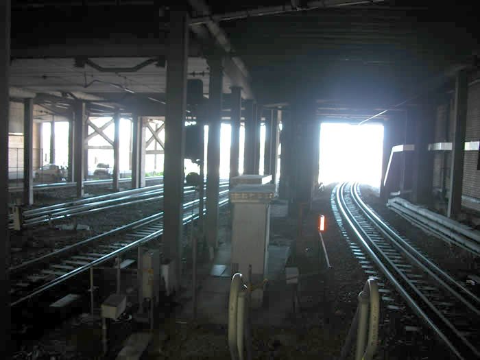 The view looking south from platforms 3 and 4.