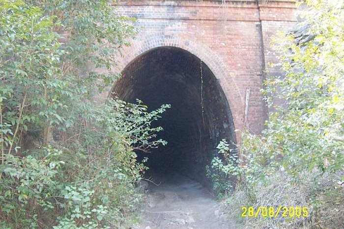The up tunnel portal.