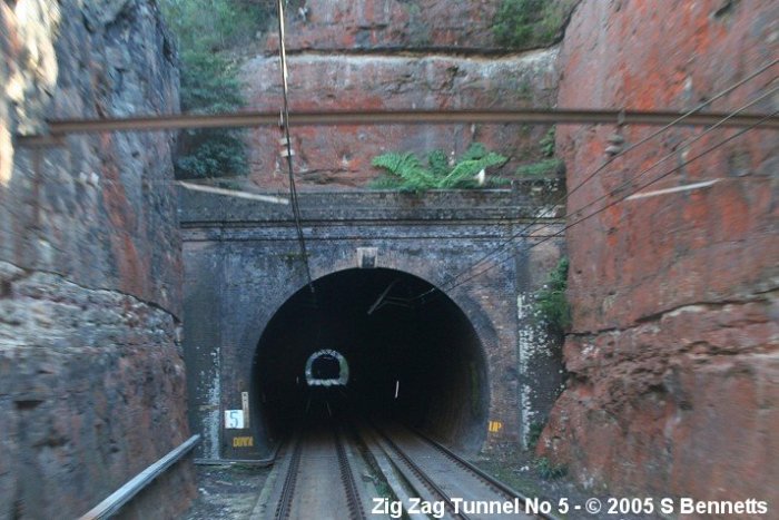 The up portal of Zig Zag tunnel no 5.