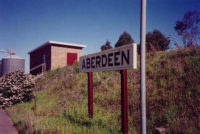 
The original station nameboard.
