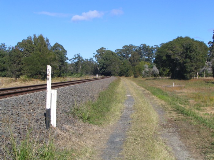 The probable site of Archville station looking south towards Sydney.