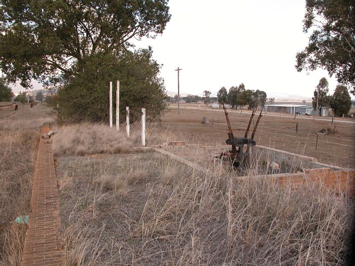 
The view along the down-side platform, looking in the direction of Tamworth.
