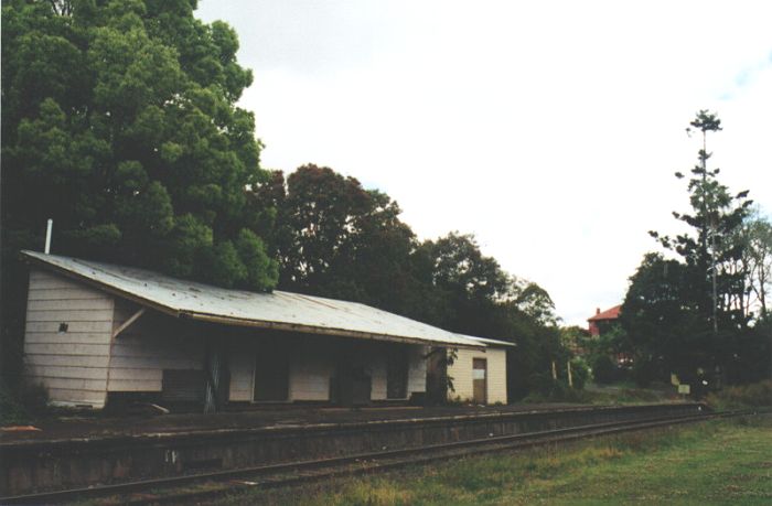 
The view of station building, looking towards Casino.
