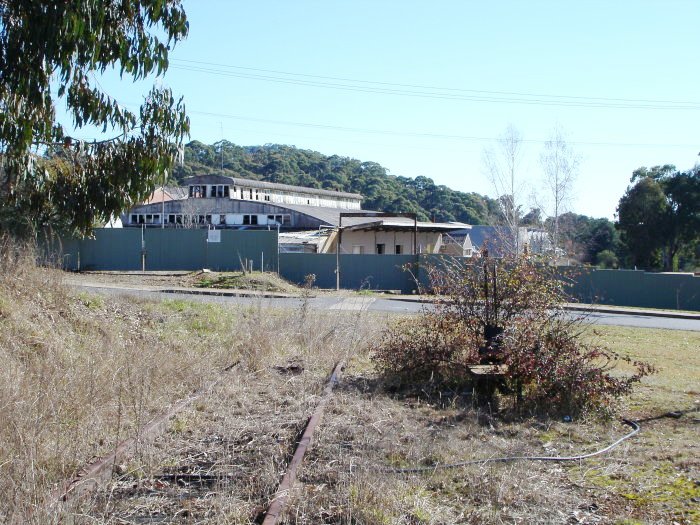 The Packing House siding, near the junction with the main line.