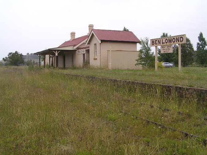 
The view looking south across at the station.
