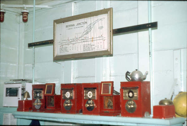 Berrima Junction diagram and block instruments.