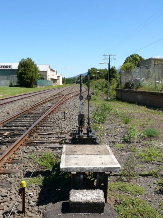 A ground frame in the yard, used for shunting movements.