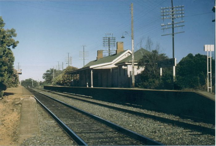 
Bethungra Station sits quiet and peaceful in 1980.
