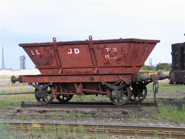 
A preserved coal wagon from the John Darling Colliery.
