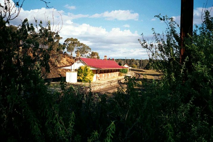 
The view of the current station at Binalong.
