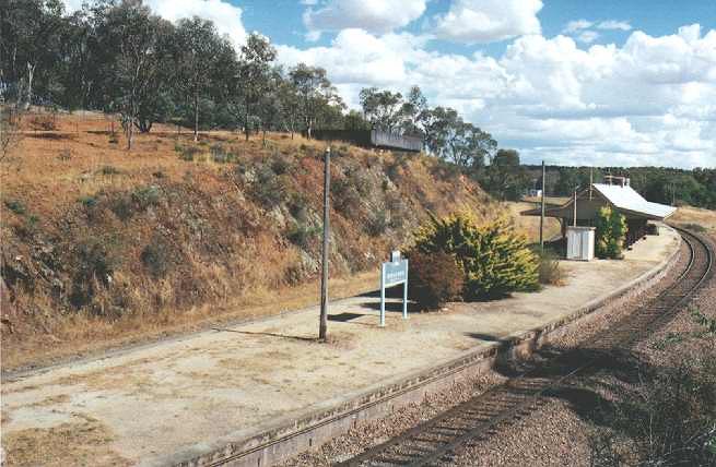 
An overall view of the station looking towards Yass.
