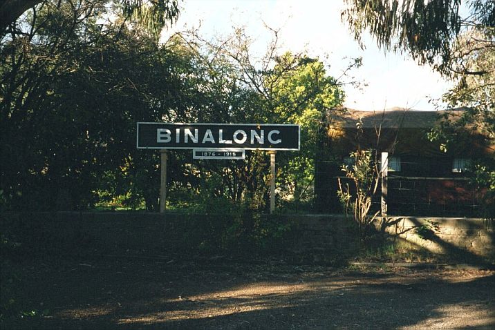 
The original station nameboard.
