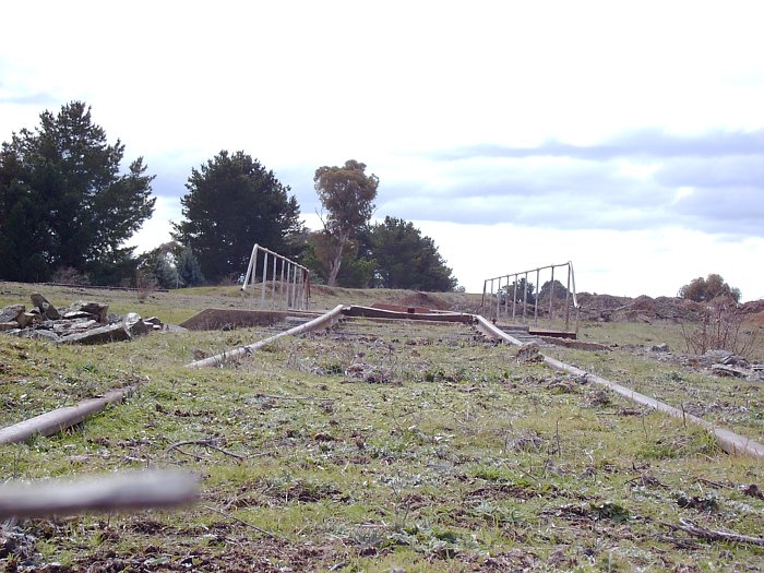 The view looking towards the turntable and Boorowa.