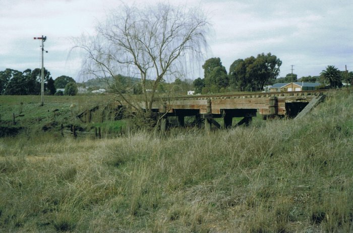 The small bridge at the approaches to Boorowa.