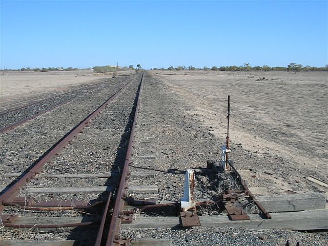 
The view from near the sale yards looking back in the direction on Nyngan.
