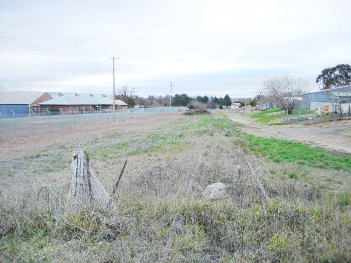 The view looking south through the location.