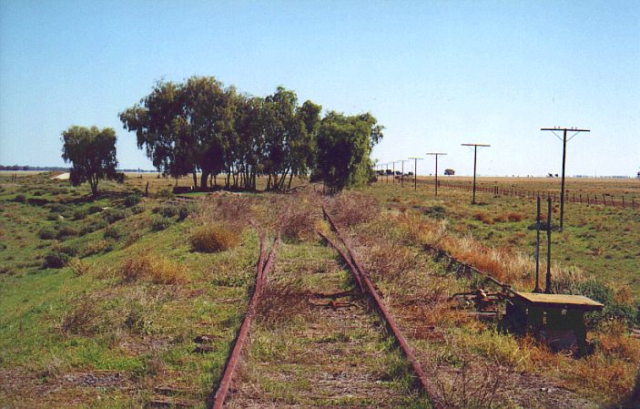 
The eastern end of the yard at Bringagee.
