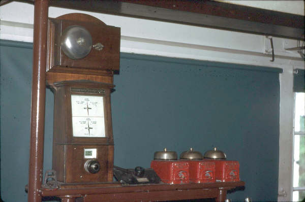 Broadmeadow South Box had a Tyers Block Instrument, which was for the Adamstown Relief Line. Note the standard bell instruments.