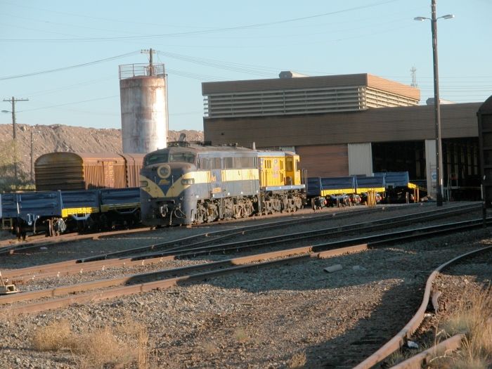 
The Silverton loco depot with 44s1 and Silverton 23.
