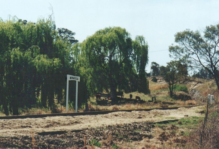 
Only a signpost marks the location of Bungulla.
