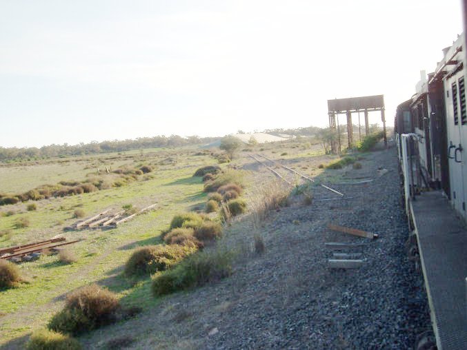 The east fork of turning triangle at Burren Junction that has been cut off from the main line. This view is looking towards Walgett.
