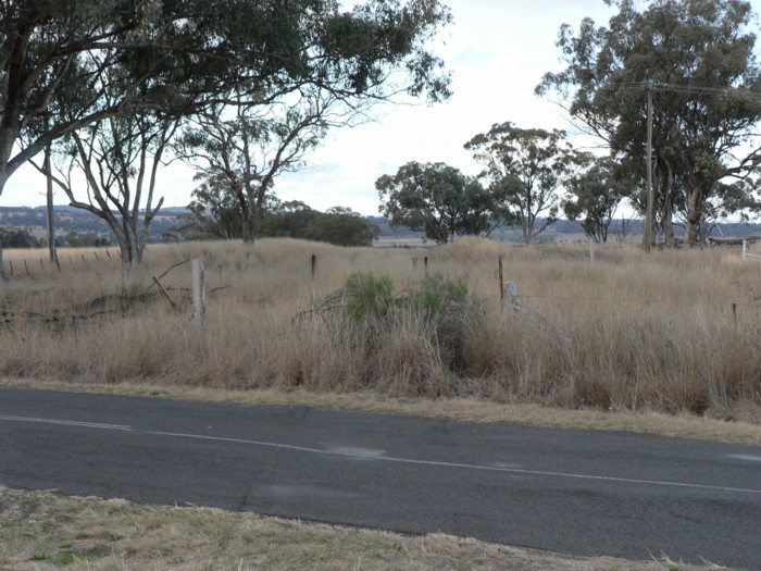 The view looking down the line towards Inverell.