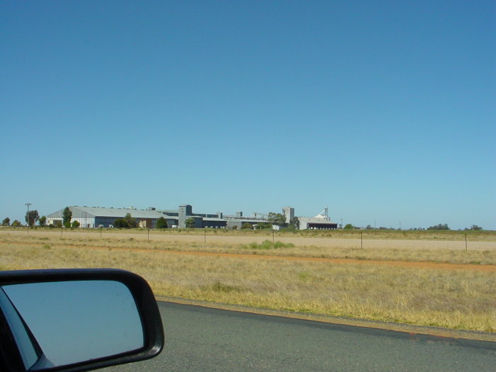 
The view from the south of the large rice depot.
