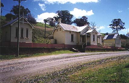 
The view of the road side of the station.
