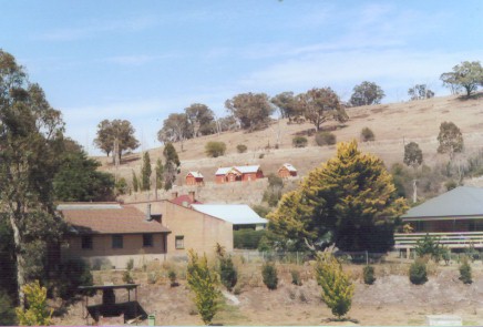 The view looking across to the station, half-way up the hill.