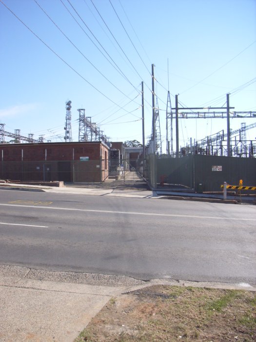 The former Electricity Commision siding crossed over Jenkins road to access the Sub-station.