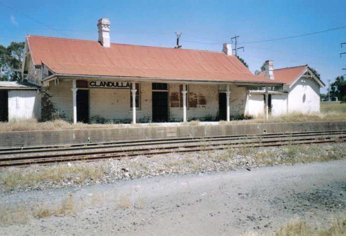 A closer view of the station building.