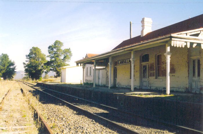 The view looking across towards the gradually deteriorating building.