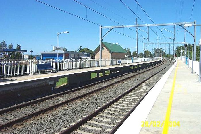 
The view looking along the platforms.
