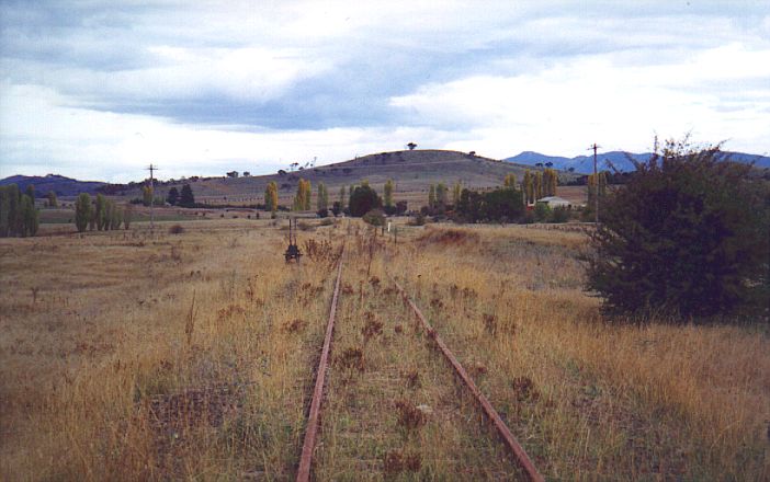 
The location of Colinton.  In the middle distance is a 2-lever frame marking
the beginning of the siding.
