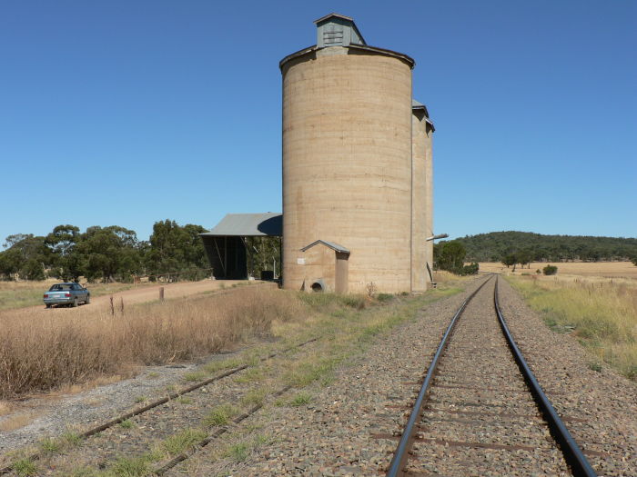 Only the silos remain at the location.