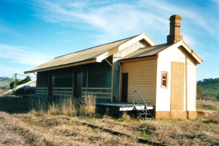 
The track-side view of the restored goods shed.
