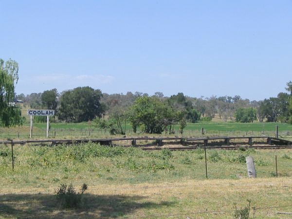 The overgrown terminus at Coolah.