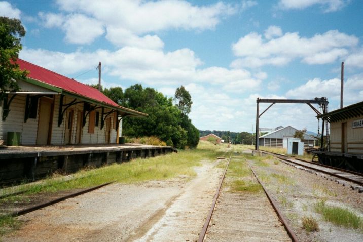 
A view of the rationalised yard, looking in the down direction.
