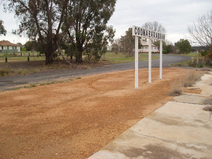 The site of the station building, before it burnt down in May 2001.