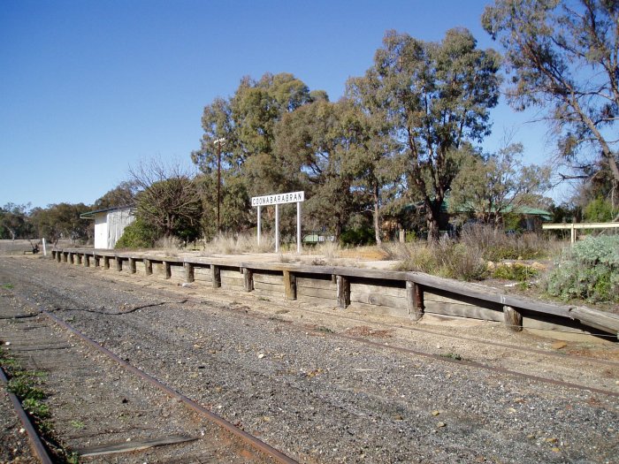 A view of the station with the main building having been destroyed by fire in 2001.