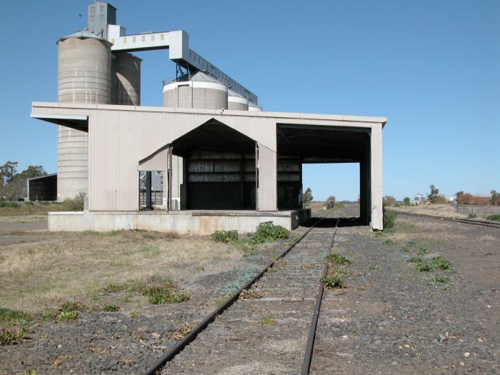 
The unusual enclosed goods platform.
