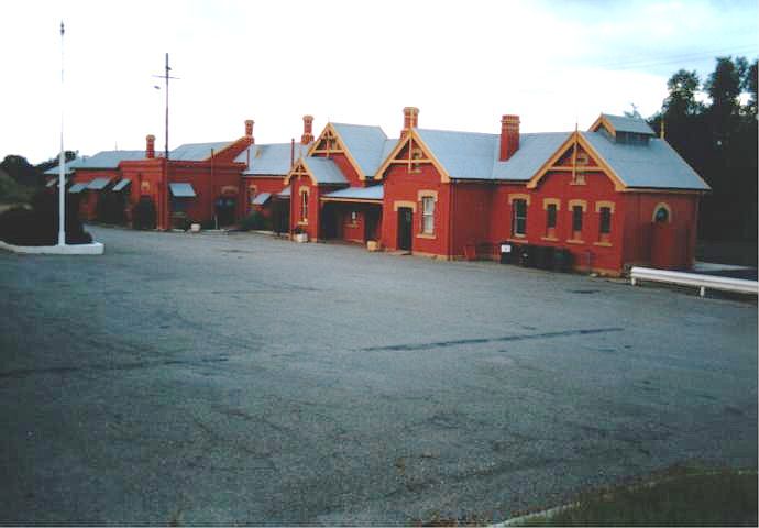 
The road-side approach and car-park.
