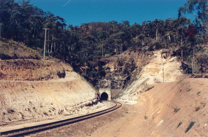 The approach to the western portal.