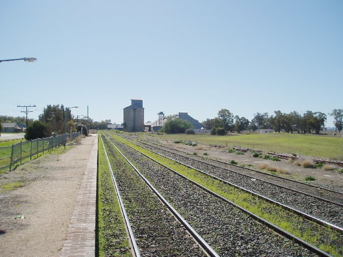 A view of Curlewis Yard, looking towards Gunnedah.