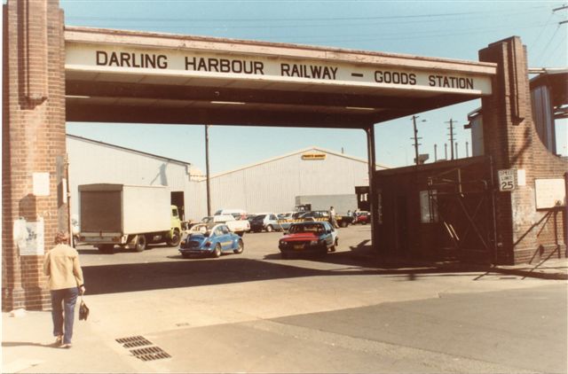 
The main road entrace to the yard, located at the western end of
Liverpool Street.
