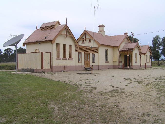 
A shot of the front of the station.
